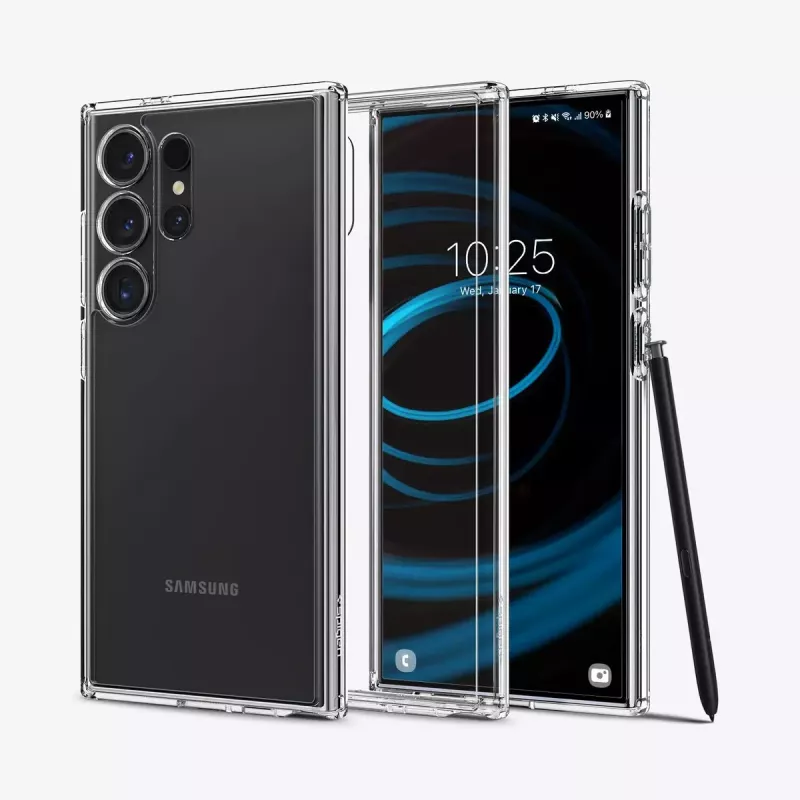 Spigen-suojakotelo ACS07292 Galaxy S24 Ultra, läpinäkyvä, 17,3 cm