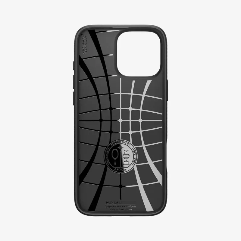 Spigen Liquid Air -suojakotelo iPhone 16 Pro Max, 17,5 cm, musta