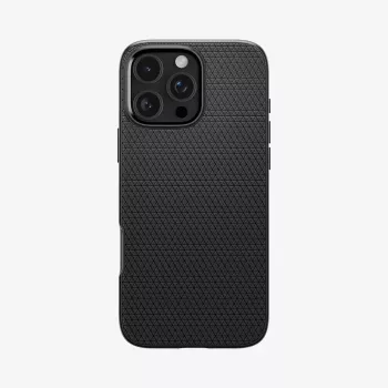 Spigen Liquid Air -suojakotelo iPhone 16 Pro Max, 17,5 cm, musta