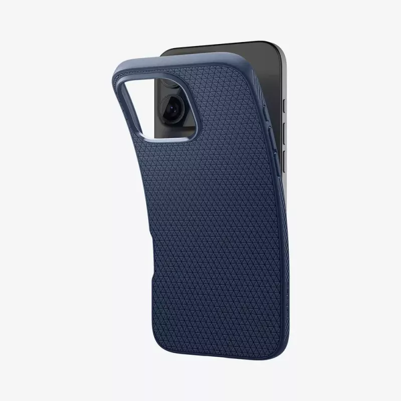 Spigen Liquid Air -suojakotelo, navy, iPhone 16 Pro Max