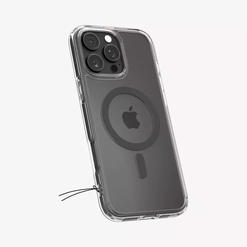 Spigen Ultra Hybrid (MagFit) puhelinkotelo 17,5 cm grafiitti läpinäkyvä