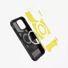 Spigen ohut Armor (MagFit) puhelinkotelo suojakotelo musta 17,5 cm