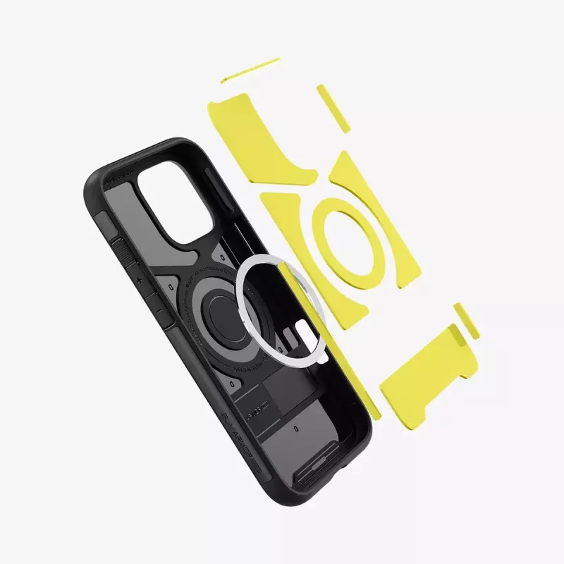 Spigen ohut Armor (MagFit) puhelinkotelo suojakotelo musta 17,5 cm