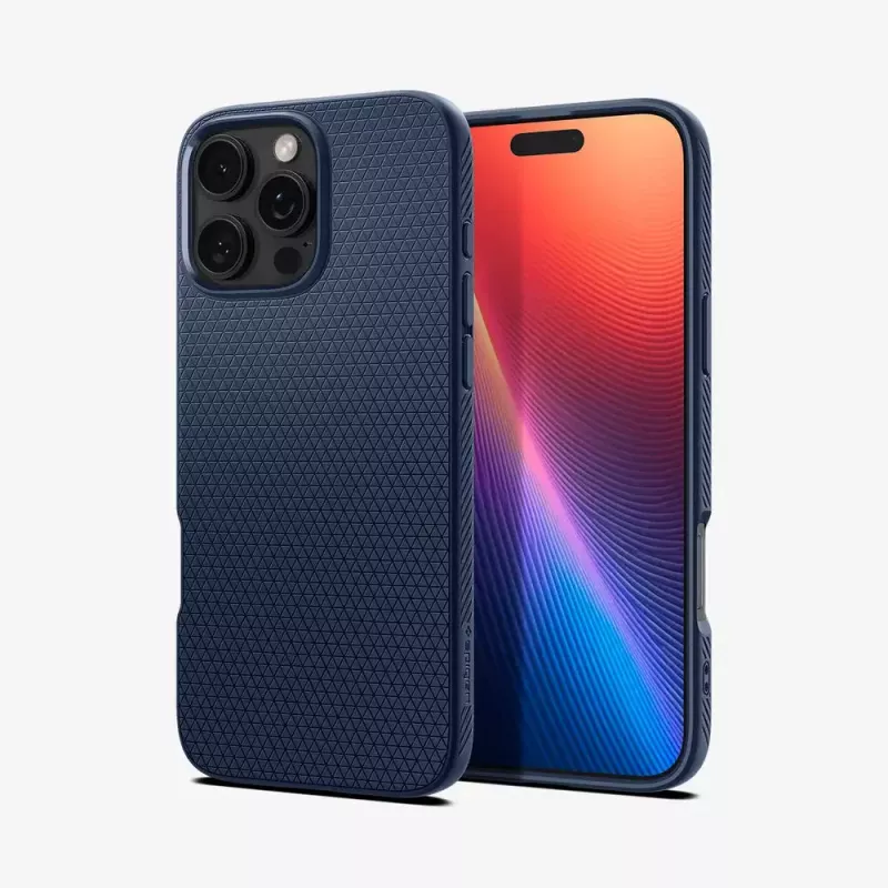 Spigen Liquid Air puhelinkotelo suojakotelo navy iPhone 16 Pro