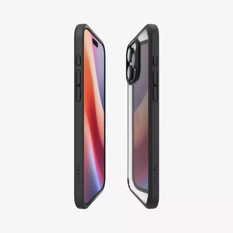 Spigen Ultra Hybrid -suojakotelo, musta, iPhone 16 Pro