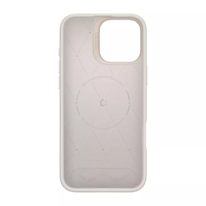 CYRILL Kajuk Mag kotelo iPhone 16 Pro Max kreemi monokromaattinen