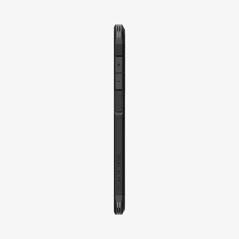 Spigen Tough Armor Galaxy S24 FE kotelo musta pöytäteline
