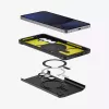 Spigen Tough Armor Galaxy S24 FE kotelo musta pöytäteline