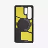 Spigen Galaxy S25 Ultra Tough Armor AI kotelo musta pöytäteline