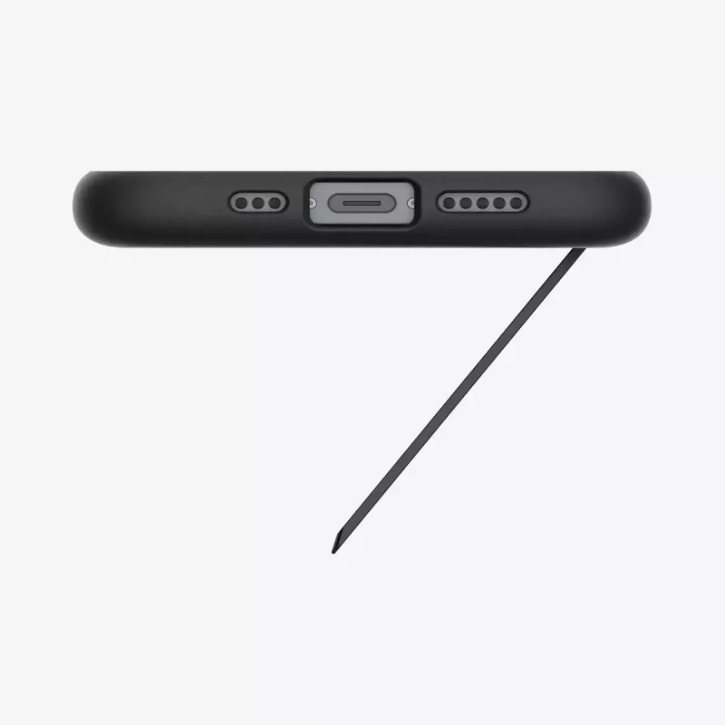 Spigen ohut Armor iPhone 16e kotelo musta
