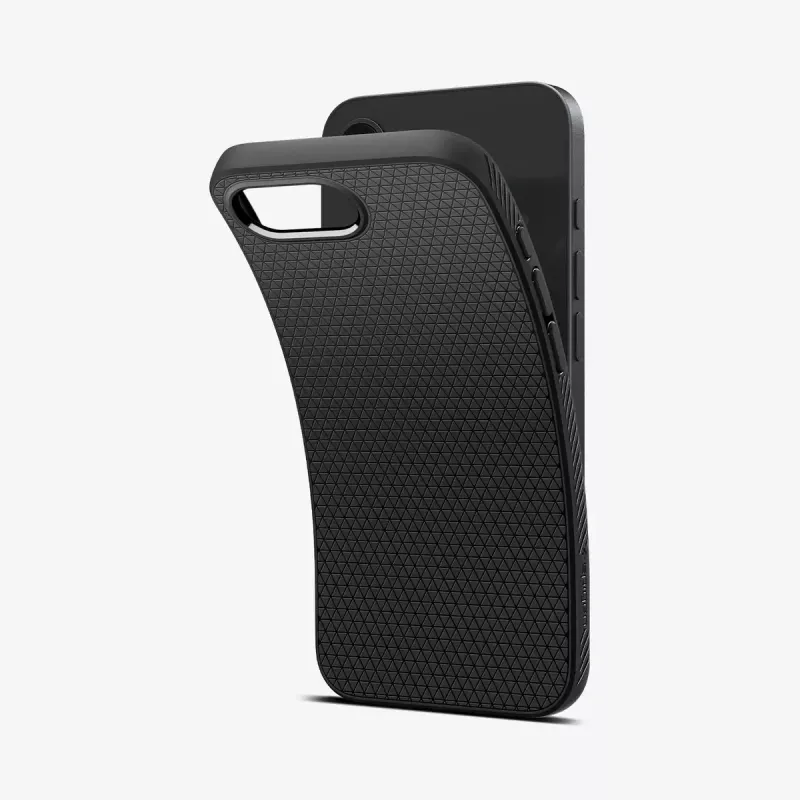 Spigen Liquid Air iPhone 16e kotelo mattamusta