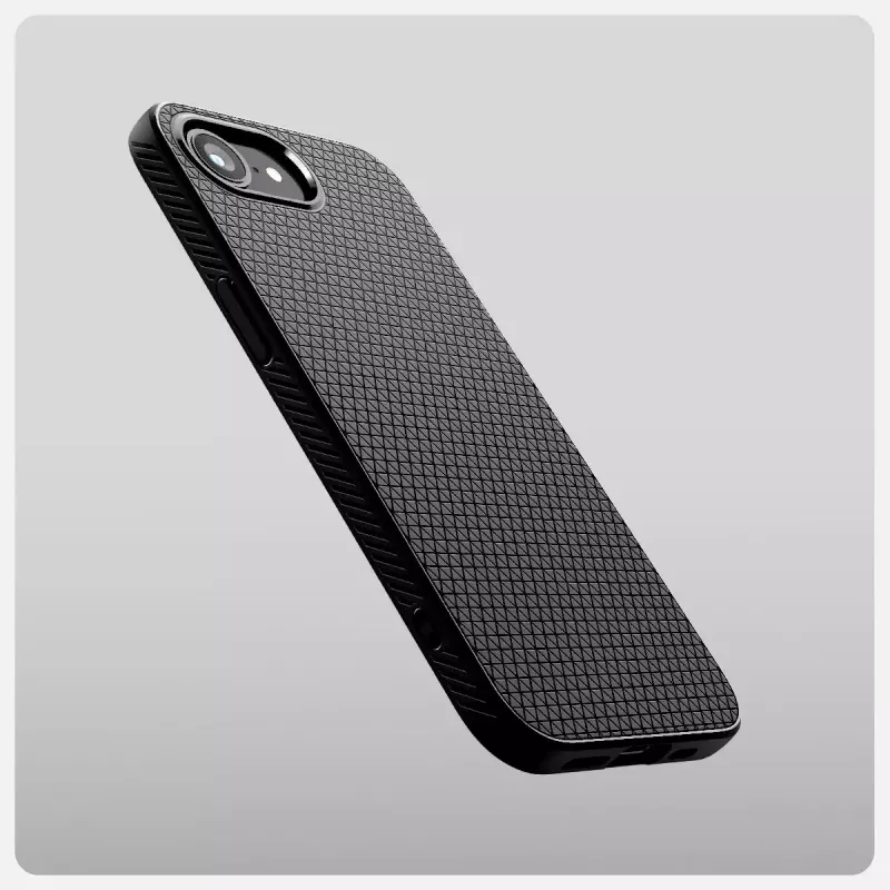 Spigen Liquid Air iPhone 16e kotelo mattamusta