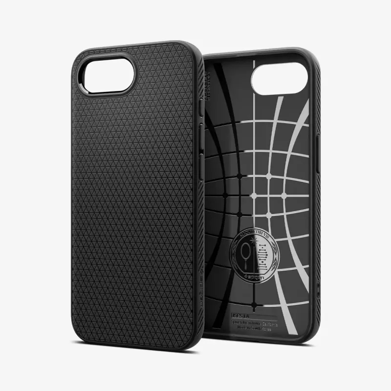 Spigen Liquid Air iPhone 16e kotelo mattamusta