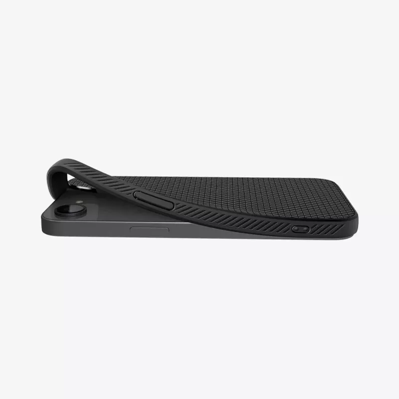 Spigen Liquid Air iPhone 16e kotelo mattamusta