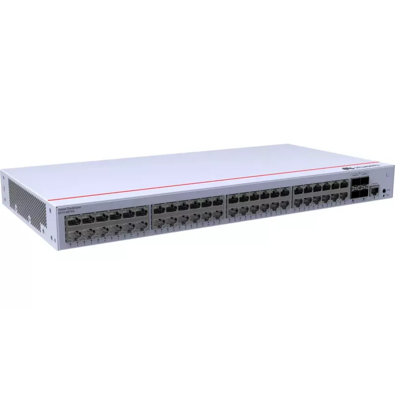 Kytkin HUAWEI CloudEngine S310-48T4S — 48x Gigabit Ethernet (10/100/1000), 1U, RJ-45 konsoli, harmaa