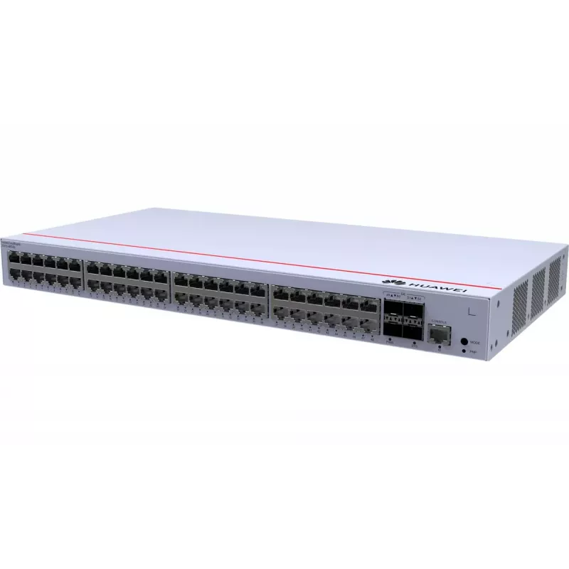 Kytkin HUAWEI CloudEngine S310-48T4S — 48x Gigabit Ethernet (10/100/1000), 1U, RJ-45 konsoli, harmaa
