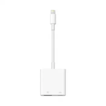 Kaapeliadapteri Apple Lightning USB3-kamera-adapteri — valkoinen, USB 3.2 Gen 1