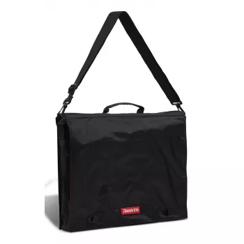 Käsilaukka/olkalaukku Aristo AR7064 — muovi, musta, punainen sisäverhous, unisex