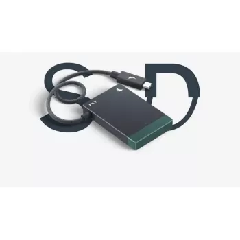 Angelbird PKT SD -kortinlukija – kompakti, kannettava SD/microSD-lukija, malli SDCRPKT