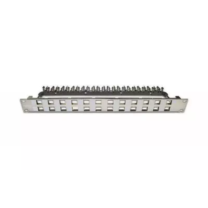 Patch-paneeli 1U Wirewin WKS PANEL 24 NICKEL ohut
