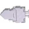 Keystone-moduuli Wirewin WKS JACK KAT6A STP 45 kulma hopea