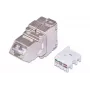 Keystone-moduuli Wirewin WKS JACK KAT6A STP 45 kulma hopea