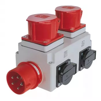 Sähkönjakoyksikkö Holzmann ALA1_400V 2 AC-lähtöä 230–400V