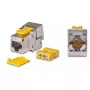 Keystone-moduuli Wirewin WKS JACK KAT6A STP EA 12 RJ-45 litteä metallinen keltainen