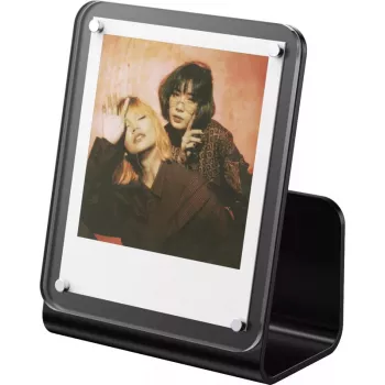 Yksittäinen valokuvakehys Polaroid 6366 musta akryyli pöytäteline