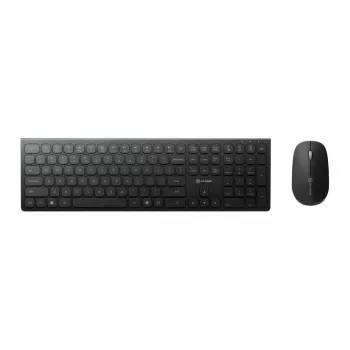 Näppäimistö-hiiri-sarja ALOGIC ASKBT3WC — täysikokoinen RF Wireless + Bluetooth, musta
