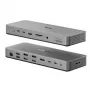 Kannettavan telakka / porttitoistin ALOGIC TB4DU4 — johdollinen Thunderbolt, 96 W, SD-/microSD-kortinlukija, 3,5 mm, alumiini/ABS