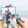 Tech-Protect L03S selfiekeppi-jalusta Bluetooth-kaukosäätimellä, musta
