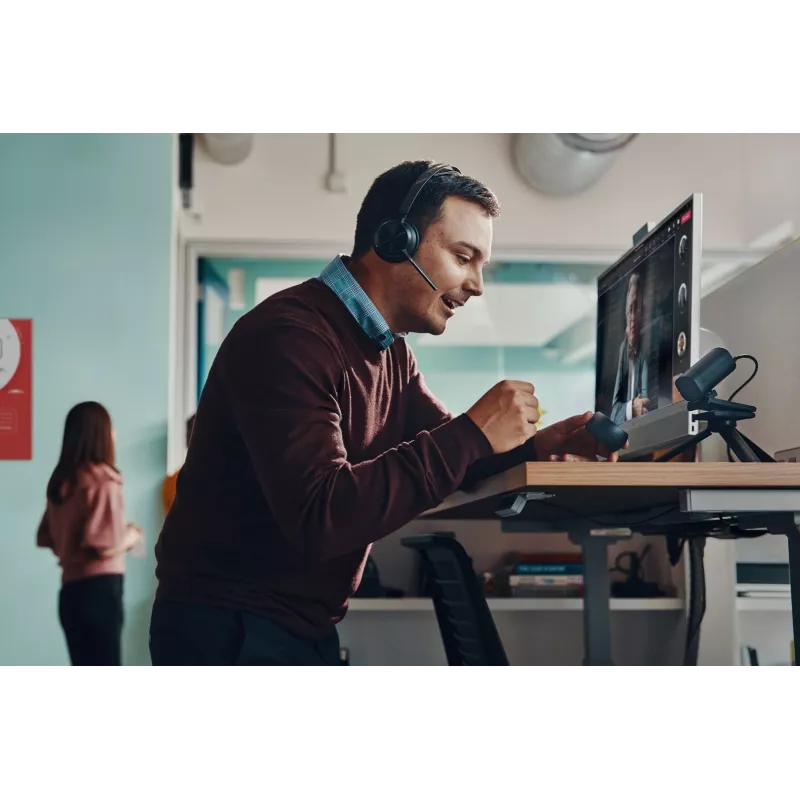 Poly Voyager Focus 2 Microsoft Teams -sertifioitu USB-A-kuulokemikrofoni