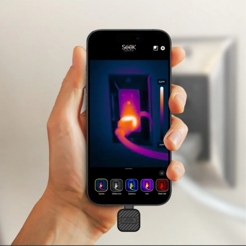 Seek Thermal LQ-ABAX lämpökamera musta 320 x 240 pikseliä