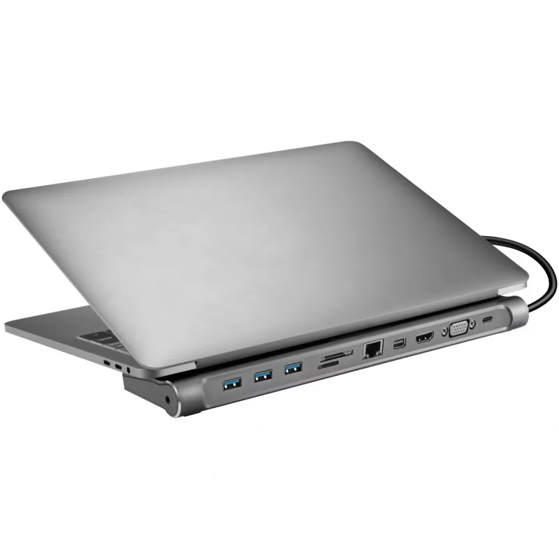 SANDBERG USB-C-telakointiasema HDMI DP VGA SD USB USB-C