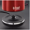Russell Hobbs 20412-70 vedenkeitin 1,7 L musta, punainen, ruostumaton teräs