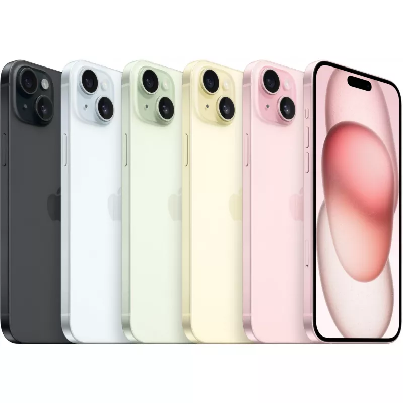 Apple iPhone 15 Plus – 5G-älypuhelin – Dual-SIM / sisäinen tallennustila 128 GB – OLED-näyttö – 6,7