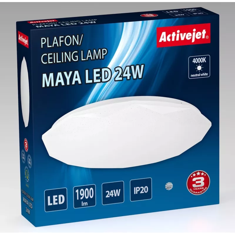 Activejet AJE-MAYA LED-kattovalaisin 24W