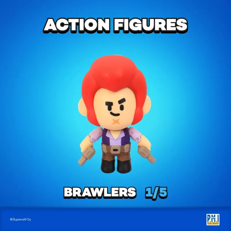 BRAWL STARS S1 ACTION -figuurit 11cm - COLT