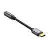 Baseus L54 äänisovitin USB-C + 3,5 mm miniliitäntä (musta+harmaa)