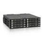 ICY DOCK - ToughArmor - MB998SK-B - 8x2.5 SATA HDD Hot Swap -mobiiliteline - HDD-teline - 40mm tuuletin - alumiini - LED - SATA 6Gbit/s - enintään 7mm korkeus