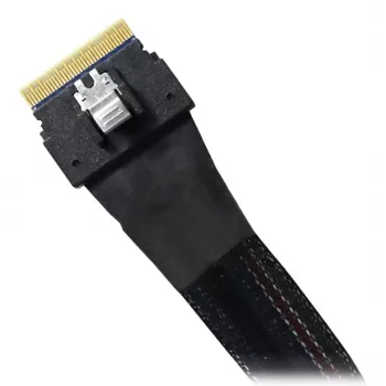 ICY DOCK - SlimSAS 8i SFF-8654 - 2x SlimSAS 4i SFF-8654 -kaapeli - 0,5M