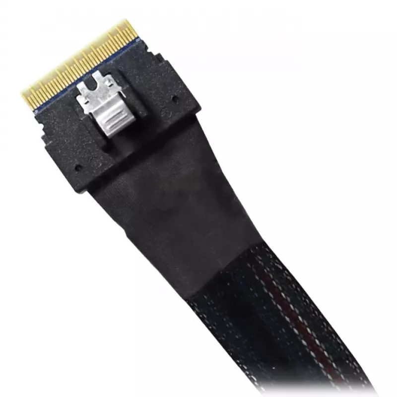 ICY DOCK - SlimSAS 8i SFF-8654 - 2x SlimSAS 4i SFF-8654 -kaapeli - 0,5M