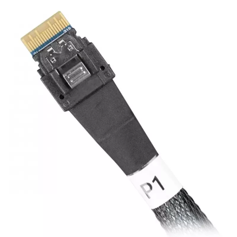 ICY DOCK - SlimSAS 8i SFF-8654 - 2x SlimSAS 4i SFF-8654 -kaapeli - 0,5M