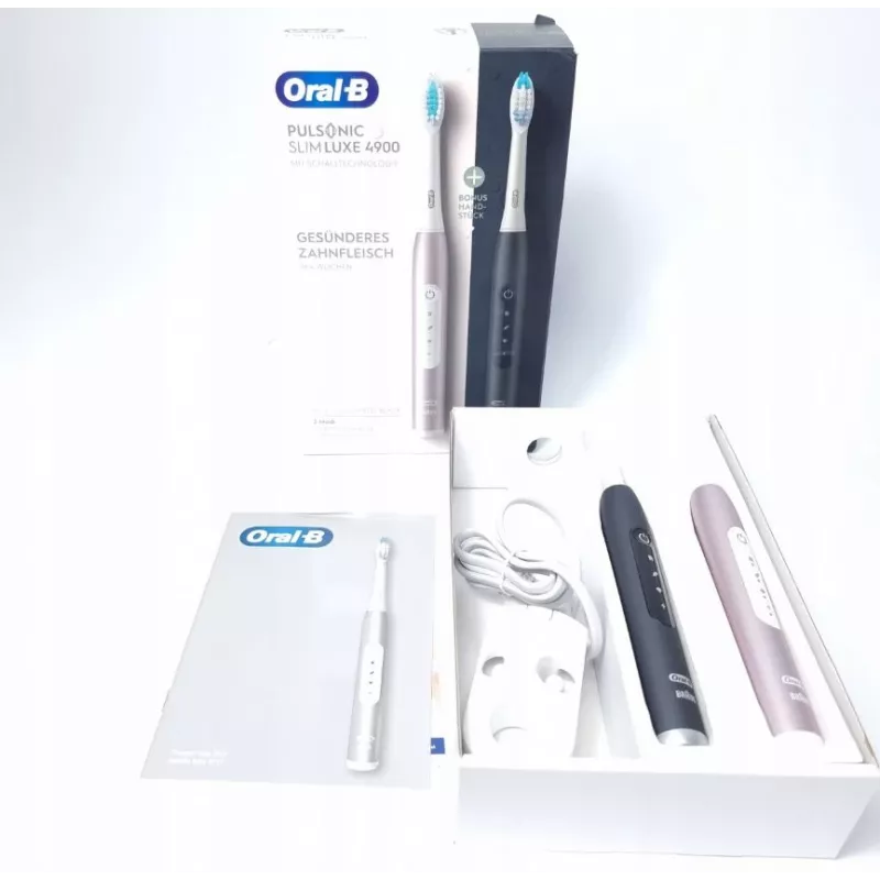 Oral-B Pulsonic SlimLuxe 4900 sähköhammasharja kaksipakkaus