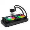 INCA ISS-02XN CPU LIQUID jäähdytin 2 x 120 mm PWM-tuuletin