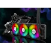 INCA ISS-03XN CPU LIQUID jäähdytin 3 x 120 mm PWM-tuuletin