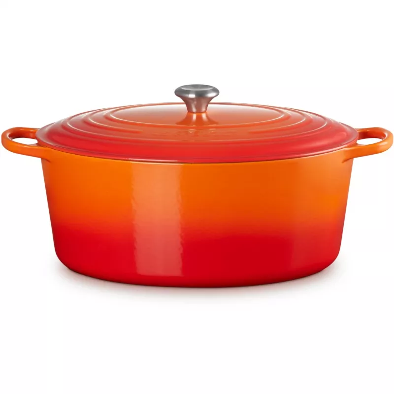 Le Creuset Signature paistovuoka soikea 40cm uuninpunainen (21178400902430)