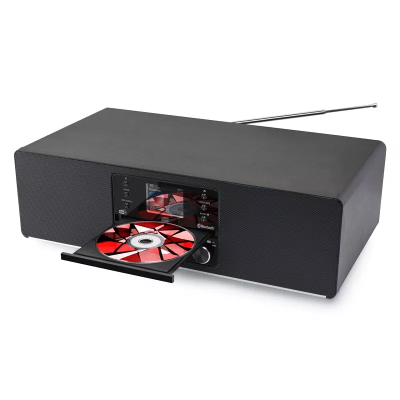 JVC RD-E984B - All-in-One-minitorni, musta
