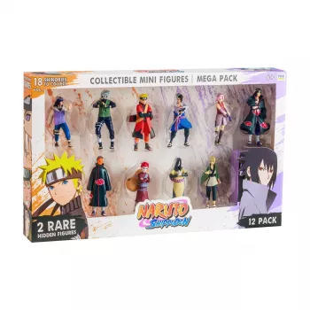 Naruto Shippuden -figuurit - 12 kpl:n pakkaus Deluxe Edition VER. B